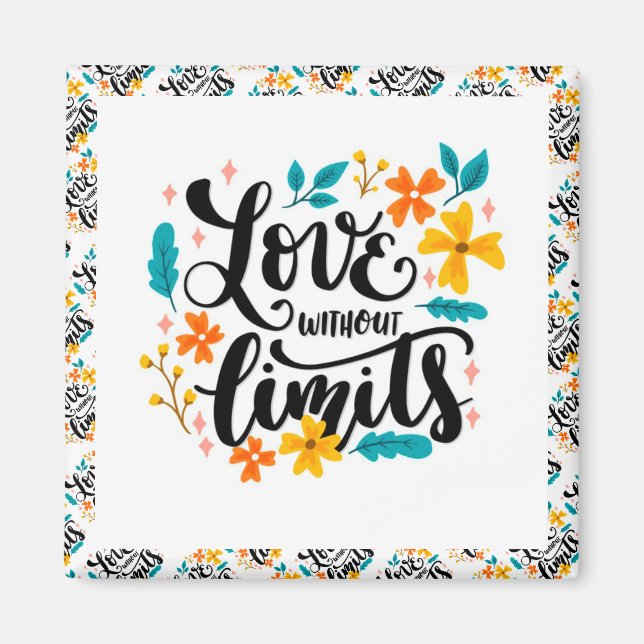 Bästa populära meddelande för elegant Modern Motiv Magnet (Framsidan)