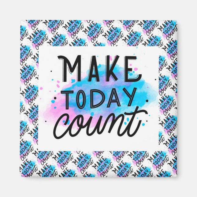 Bästa populära meddelande för elegant Modern Motiv Magnet (Framsidan)