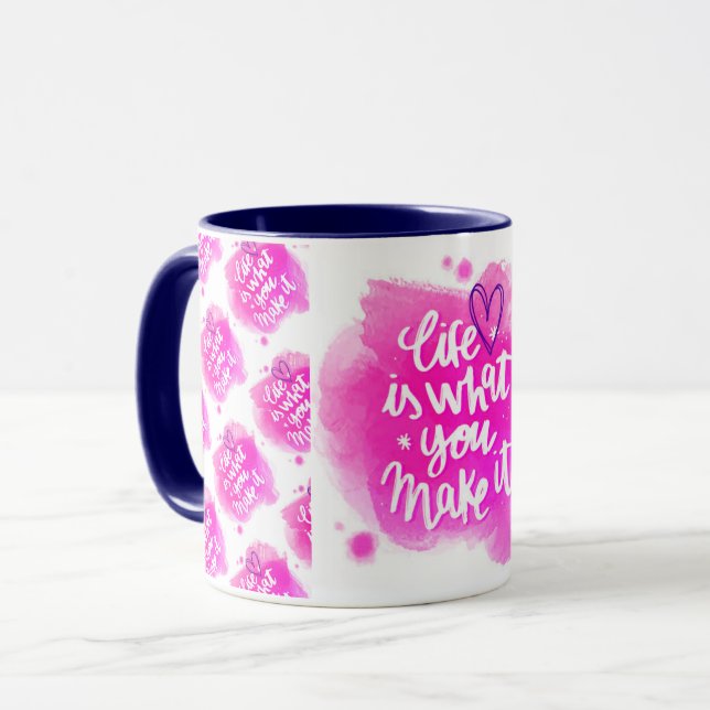 Bästa populära meddelande för elegant Modern Motiv Mugg (Framsida vänster)