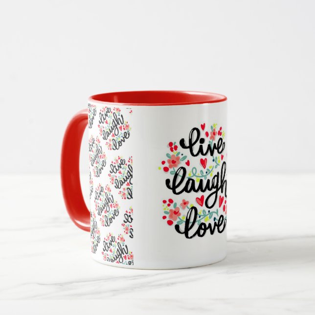 Bästa populära meddelande för elegant Modern Motiv Mugg (Framsida vänster)