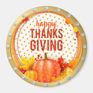 Bästa populäraste Happy thanksgiving-gåva Magnet