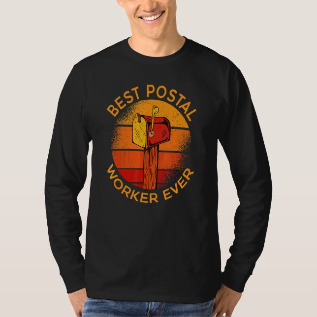 Bästa postarbetare - Postkurirpost Postm T Shirt (Framsida)