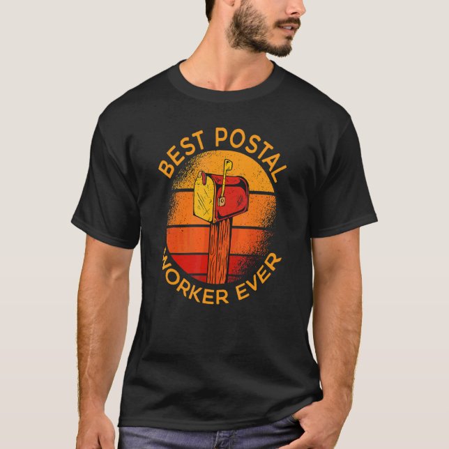 Bästa postarbetare - Postkurirpost Postm T Shirt (Framsida)