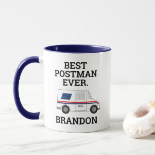 Bästa postman någonsin Mail Lastbil Personal Postm Mugg
