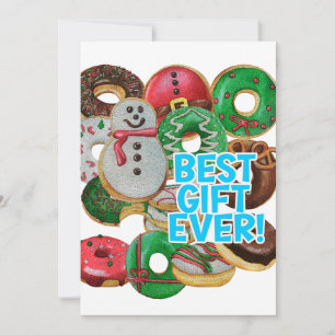 Bästa presenten någonsin! Juldonuts Julkort