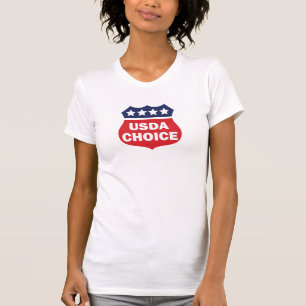 Bästa primat kött för USDA T-shirt