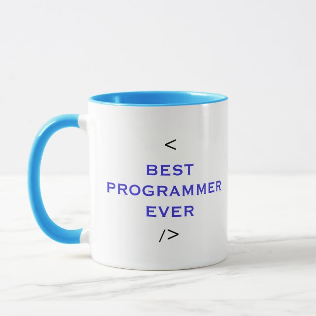 Bästa programmerare någonsin/ Världens bästa mjukv Mugg (Vänster)