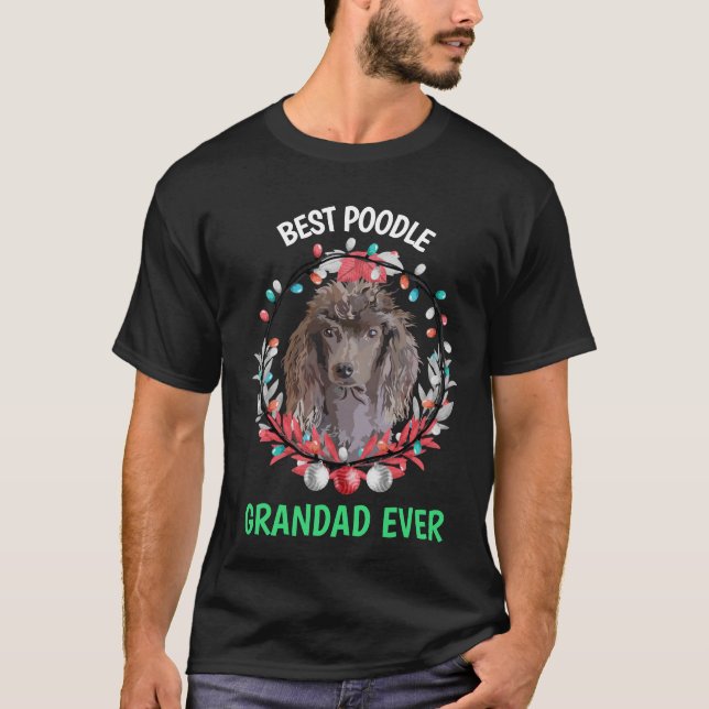 Bästa Pudel-farad någonsin T-Shirt (Framsida)
