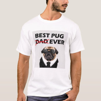 Bästa Pug Pappa någonsin T Shirt