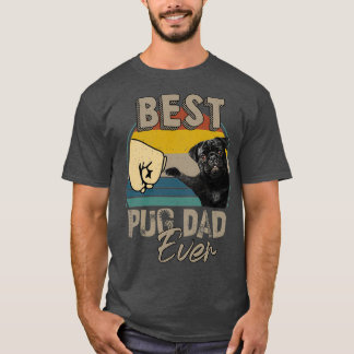 Bästa Pug Pappa någonsin T Shirt