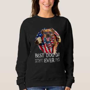 Bästa Puggle Pappa någonsin Amerikanska Flagga 4 j T Shirt