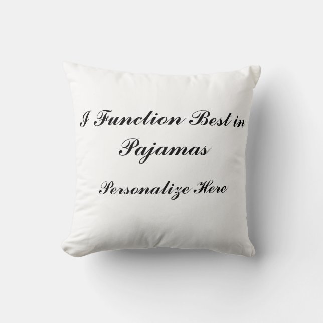 Bästa Pyjamas Kissen Kudde (Framsida)