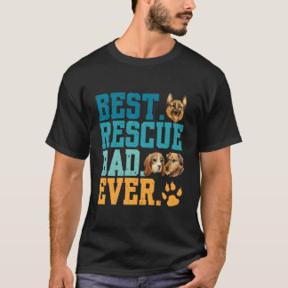 Bästa Räddingen Pappa någonsin vid adoption av dju T Shirt