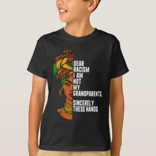 Bästa rasism Jag är inte mina morföräldrar Feminis T Shirt