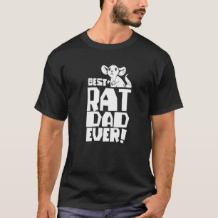 Bästa Råtta Pappa någonsin Cute Råttor Animal Far  T Shirt