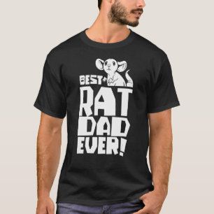 Bästa Råtta Pappa någonsin Cute Råttor Animal Far T Shirt