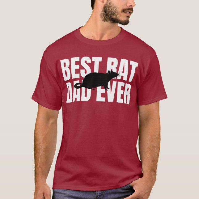 Bästa Råtta Pappa någonsin T Shirt (Framsida)