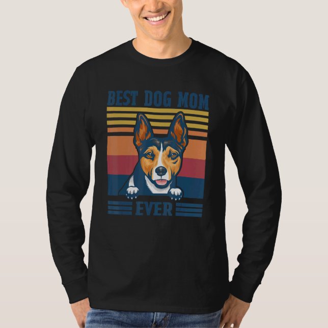 Bästa Råtta Terrier Mamma Alltid Hund Mors dag T Shirt (Framsida)