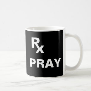 Bästa recept - "RX PRAY" - Faith Plan Kaffemugg