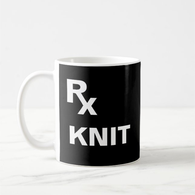 Bästa receptet - "RX STICK" - GARN KONST Kaffemugg (Vänster)