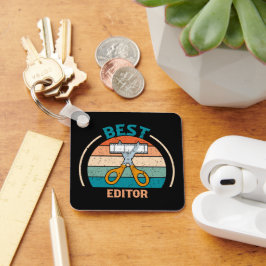 Bästa redigerare - nyckelkedjan Retro Stil Nyckelring