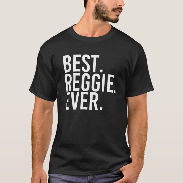 BÄSTA REGGIE NÅGON LUNT Personlig Namn Joke Gift T Shirt (Framsida)