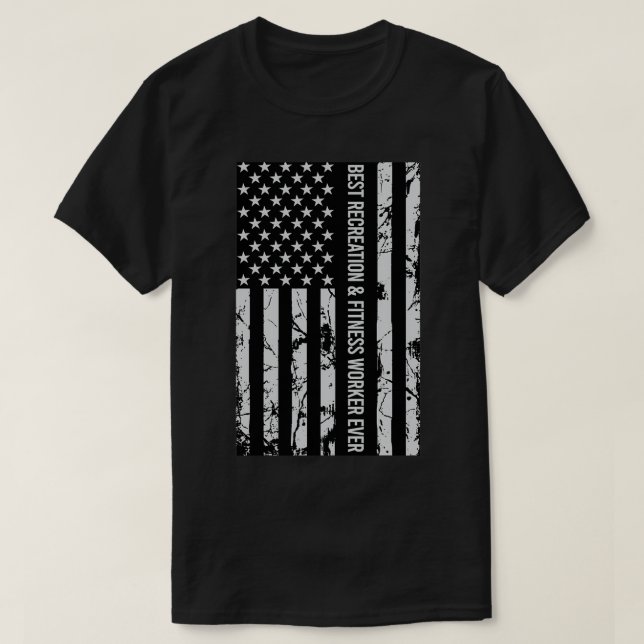 BÄSTA rekreation och Fitness Worker EVER-gåva till T Shirt (Design framsida)