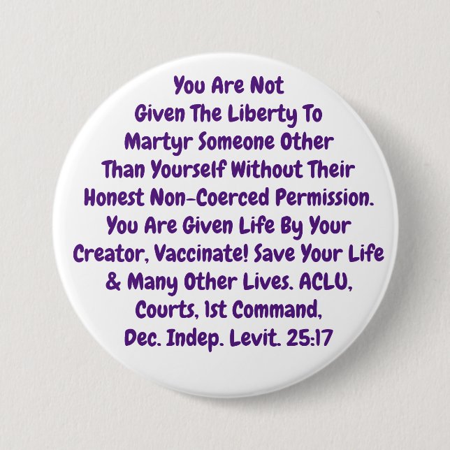 Bästa resonemang för alla att vaccinera! knapp (Framsida)