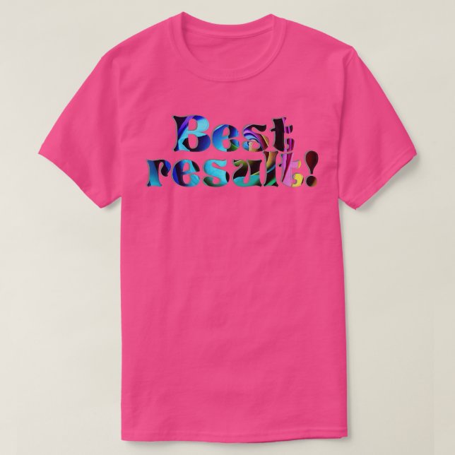 Bästa resultat t shirt (Design framsida)