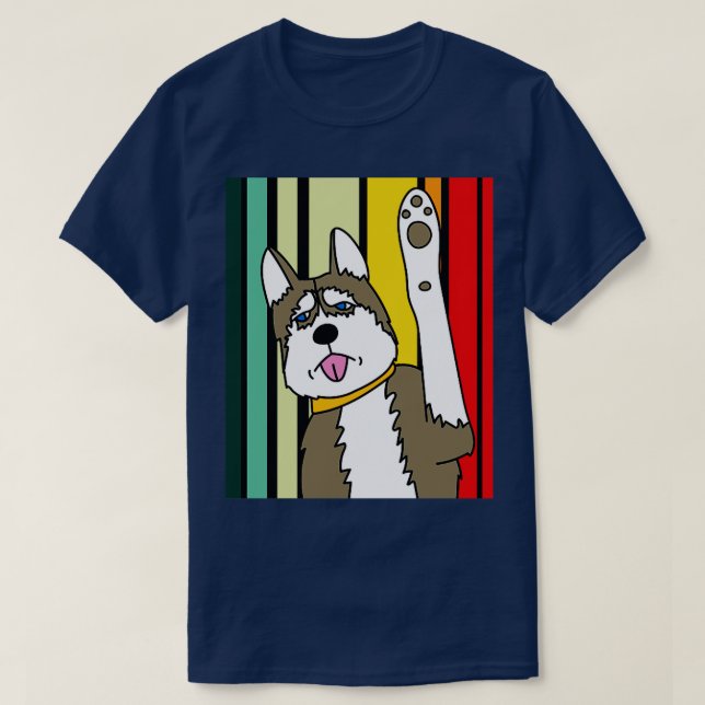 Bästa Retro Hundägare av all tid11 T Shirt (Design framsida)