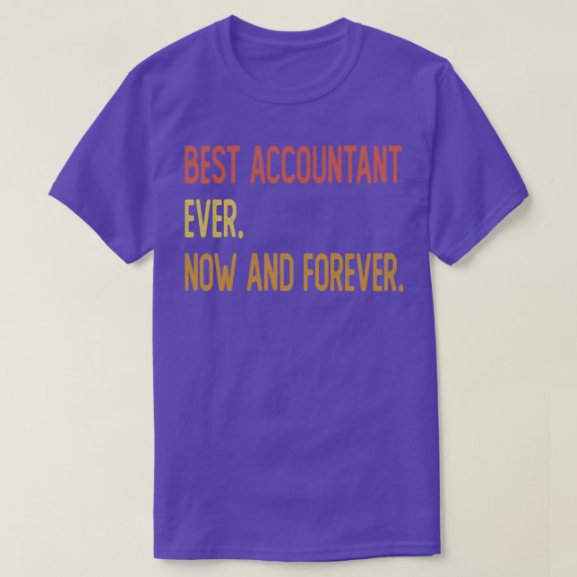 Bästa revisor nu och för alltid t shirt (Design framsida)