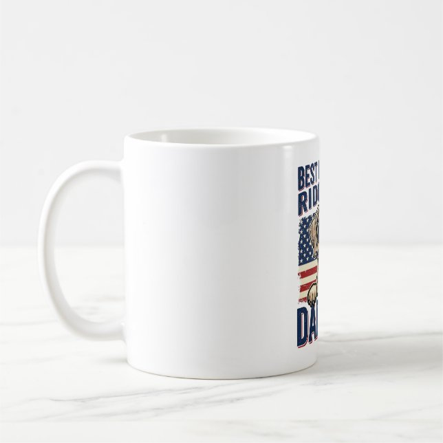 Bästa Rhodesian Ridgeback Pappa Någonsin Vintage H Kaffemugg (Vänster)