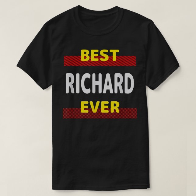 Bästa Richard Aldriends Namn Buddy Nickname Pers T Shirt (Design framsida)