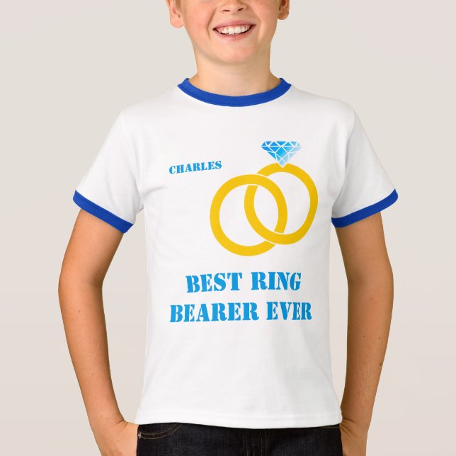 Bästa Ring-anpassadet någonsin T-shirt (Framsida)