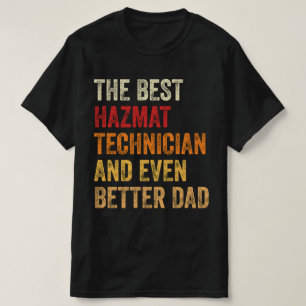 Bästa risktekniker och till och med bättre Pappa T Shirt