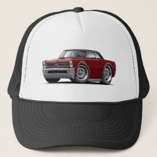 Bästa Rödbrun-Svart för 1965 GTO Truckerkeps