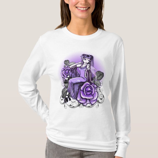 Bästa rosa fe för frändskapViolet T-shirt (Framsida)
