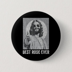 Bästa ROSC Alltid funny Påsk Jesus Nurse Doktor Knapp