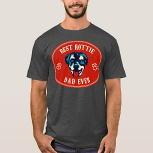 Bästa Rottie Pappa någonsin Rottweiler Hund Kärlek T Shirt
