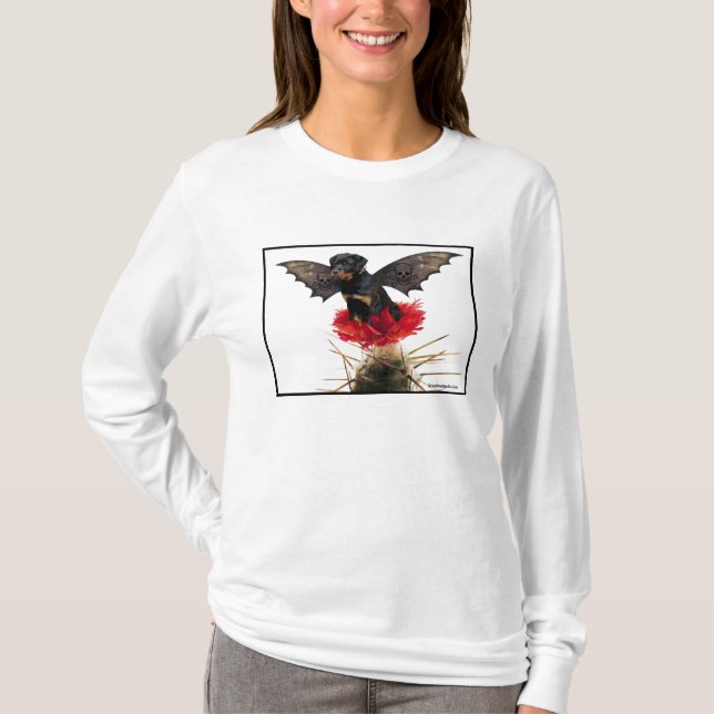 Bästa Rottweiler felika hunddamer T Shirt (Framsida)