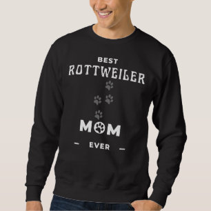 Bästa Rottweiler Mamma någonsin 10 Lång Ärmad Tröja