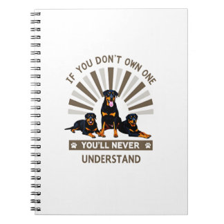 Bästa Rottweilerkonst för män kvinnor barn Rottie  Anteckningsbok