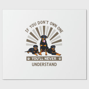 Bästa Rottweilerkonst för män kvinnor barn Rottie Presentpapper