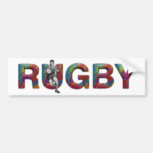 BÄSTA Rugby Bildekal