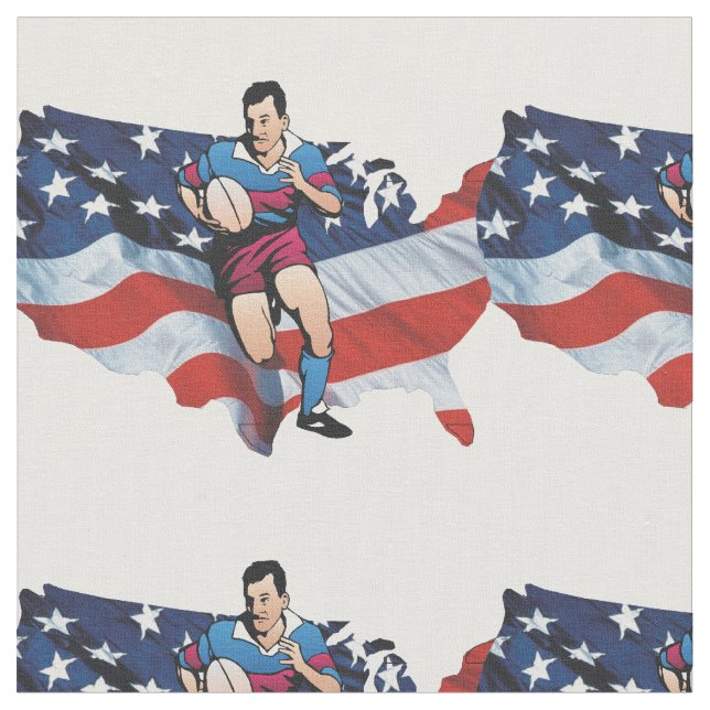 BÄSTA Rugby i USA Tyg (Närbild)