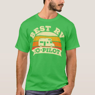 Bästa RV CoPilot Camping Camper Caravan-motorhem T Shirt