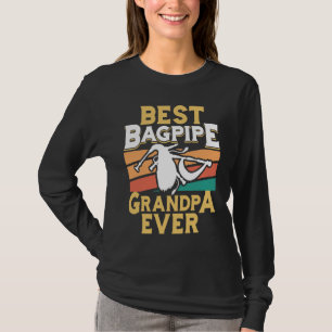 Bästa säckpiporfar någonsin Säckpipespelare Säckpi T Shirt