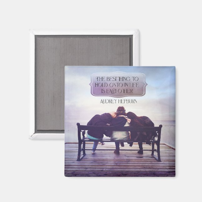 Bästa Sak att hålla sig kvar i livet Magnet (Front/Back)