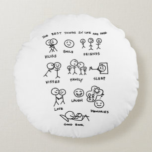 Bästa Sak i livet är gratis, inklusive  Rund Kudde
