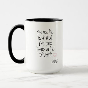 Bästa Sak någonsin hittade Internetkaffe Mugg Kopp